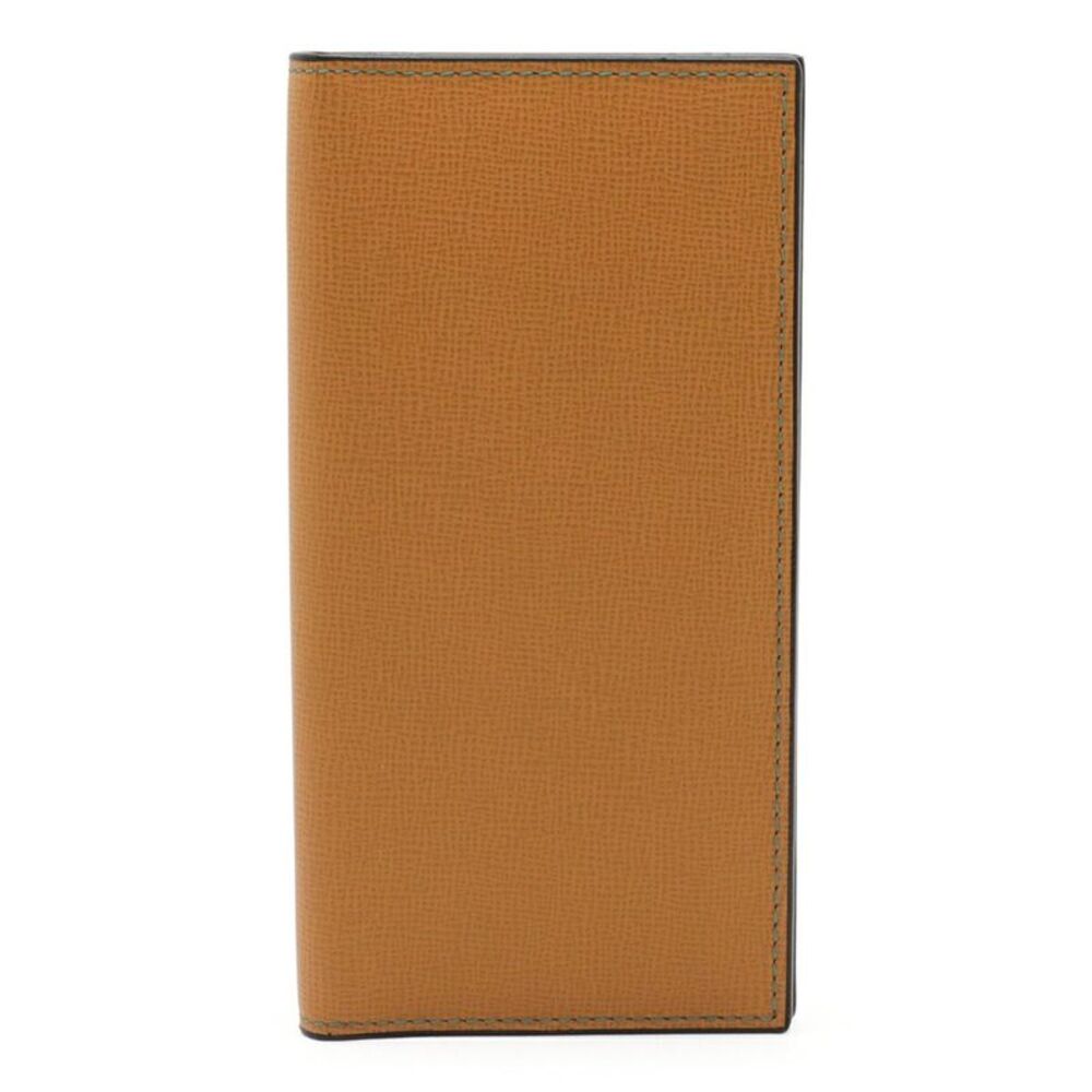 Valextra Vertical Leather Long Wallet